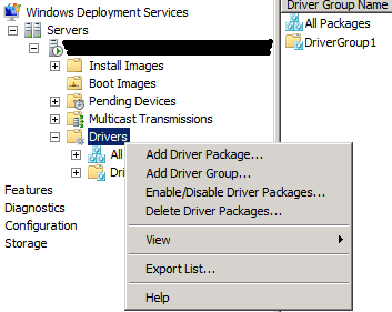 WDS AddDriver1 Adding Drivers to Windows Deployment Services Boot Images