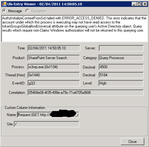 032911 2346 SharePointS11 SharePoint Server 2010 Search Scopes and Pre Windows 2000 Compatibility Access